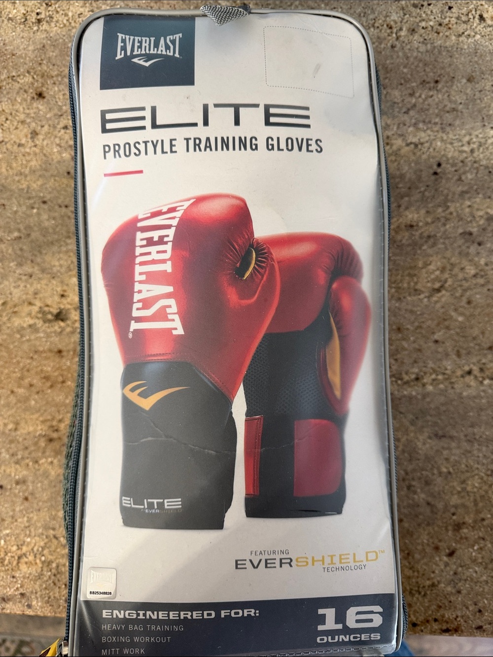 Everlast Red and Black Elite ProStyle Training Boxing Gloves